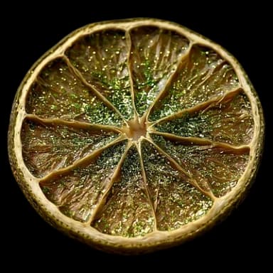 Glittered Lime